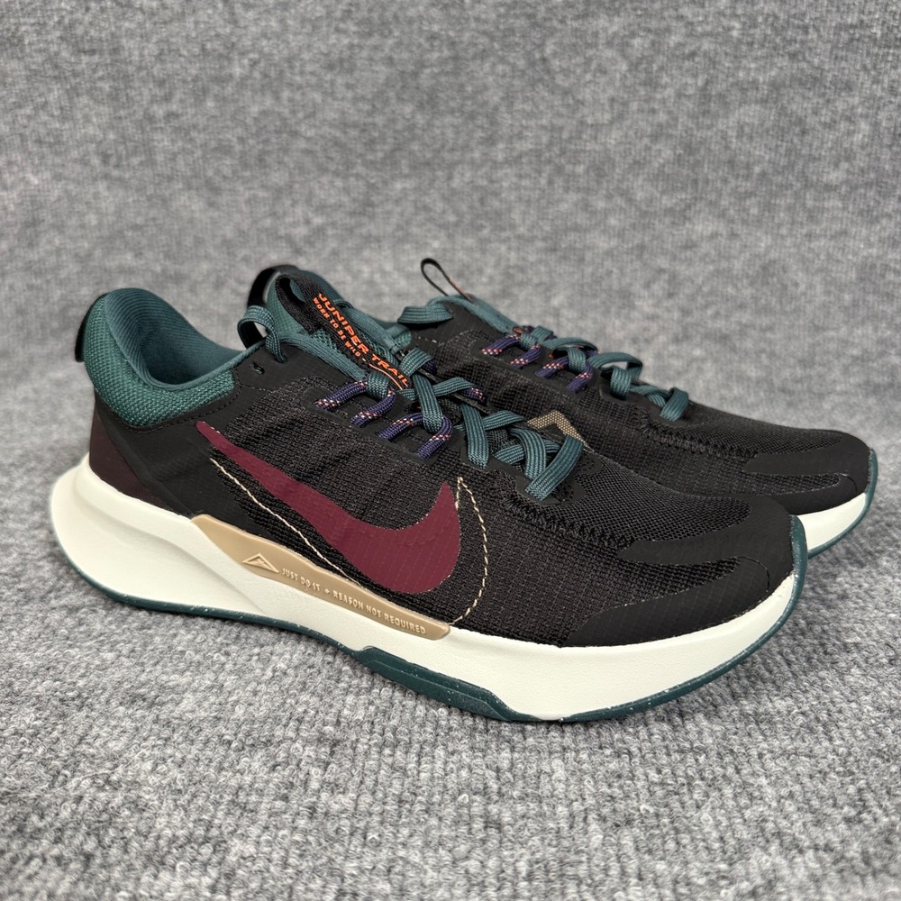 Nike‎ Womens Sz 6.5 Juniper Trail Shoes Sneakers Black White Running DM0821-003